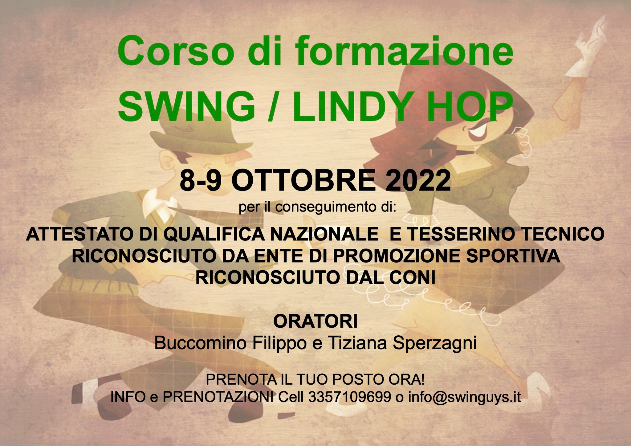 Corso di formazione Swing Lindy Hop