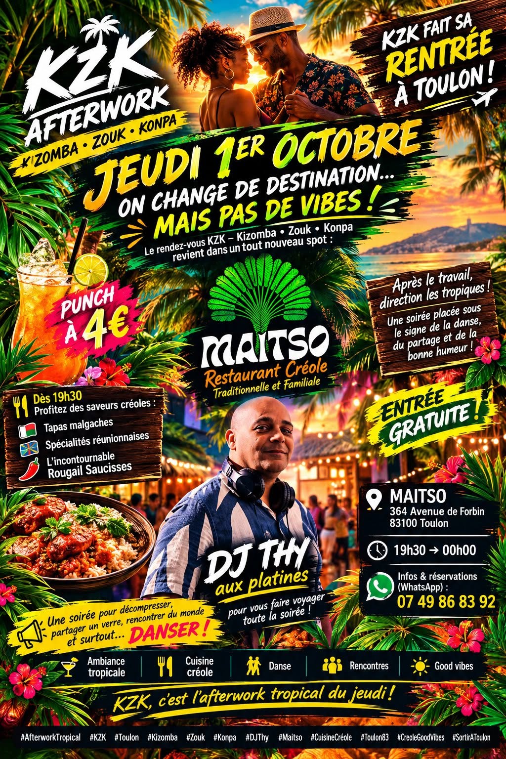 AFTER WORK Tropical - nouveau MAITSO! - Dj Thy