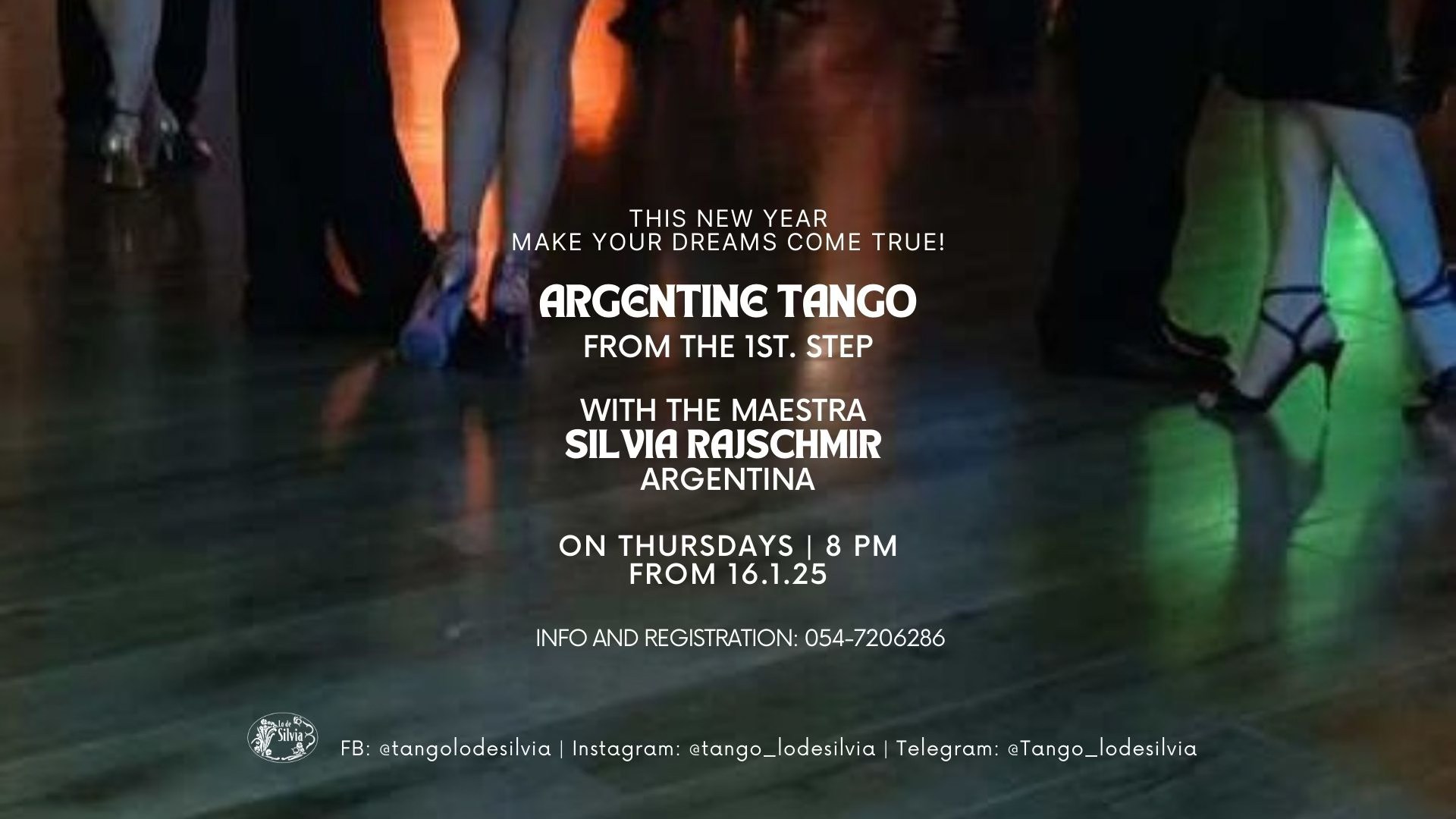 Argentine Tango from the 1st. step!