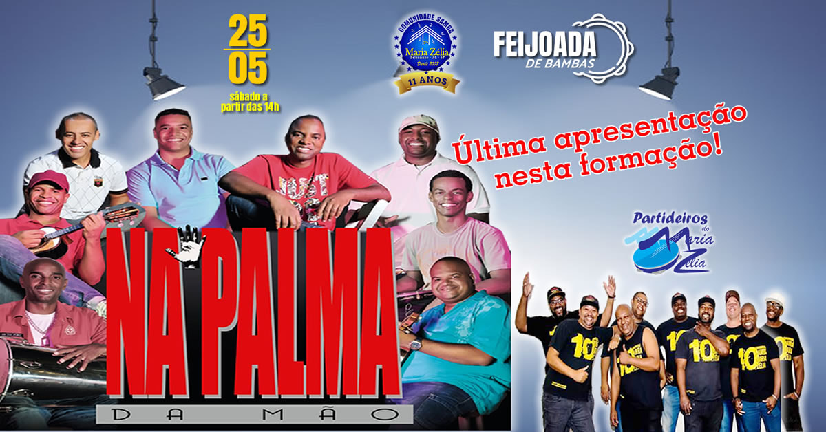 Festa de Despedida do Grupo Na Palma da Mão