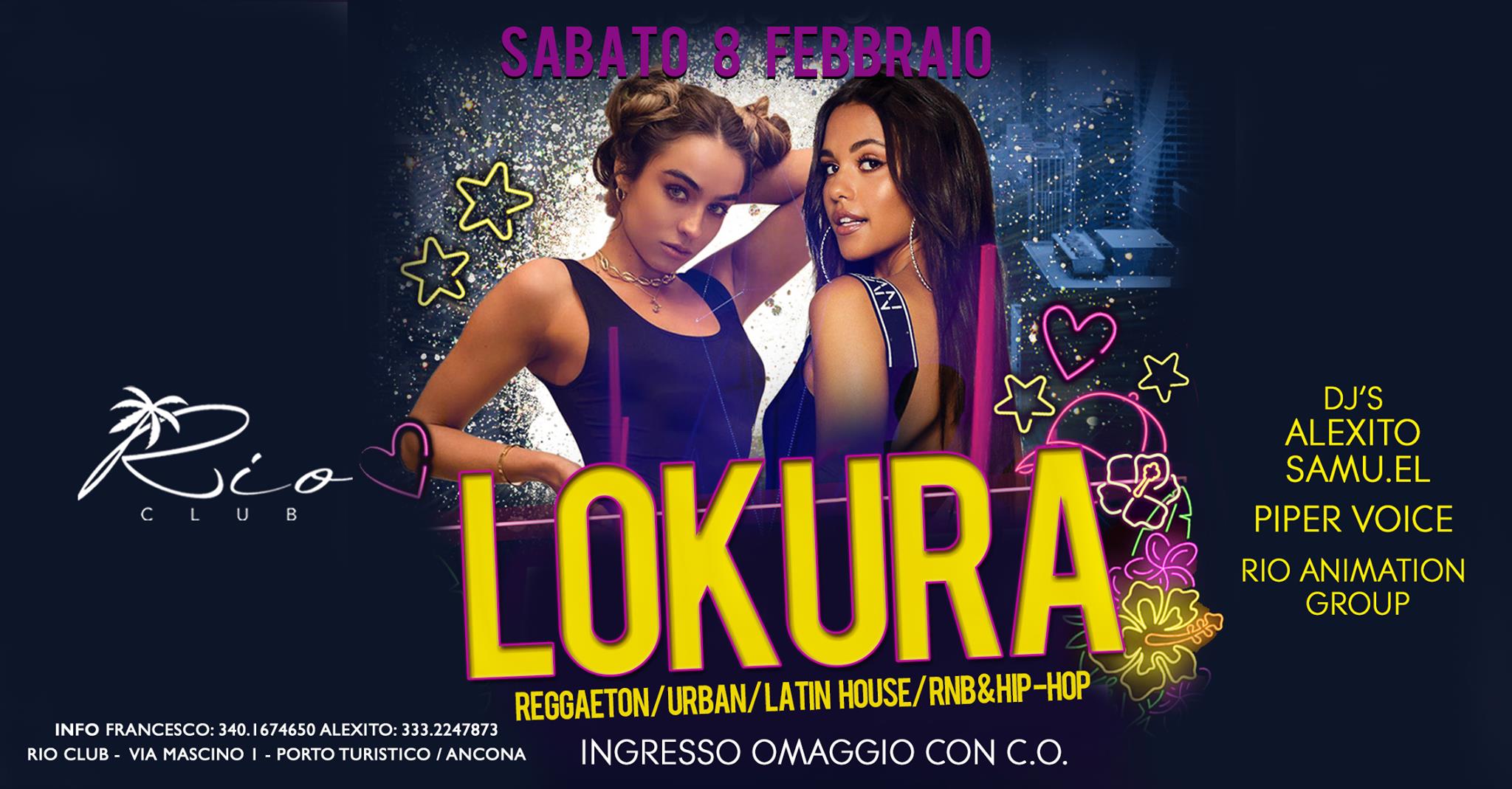 Sab 08.02 - Lokura - Ingresso Omaggio con CO
