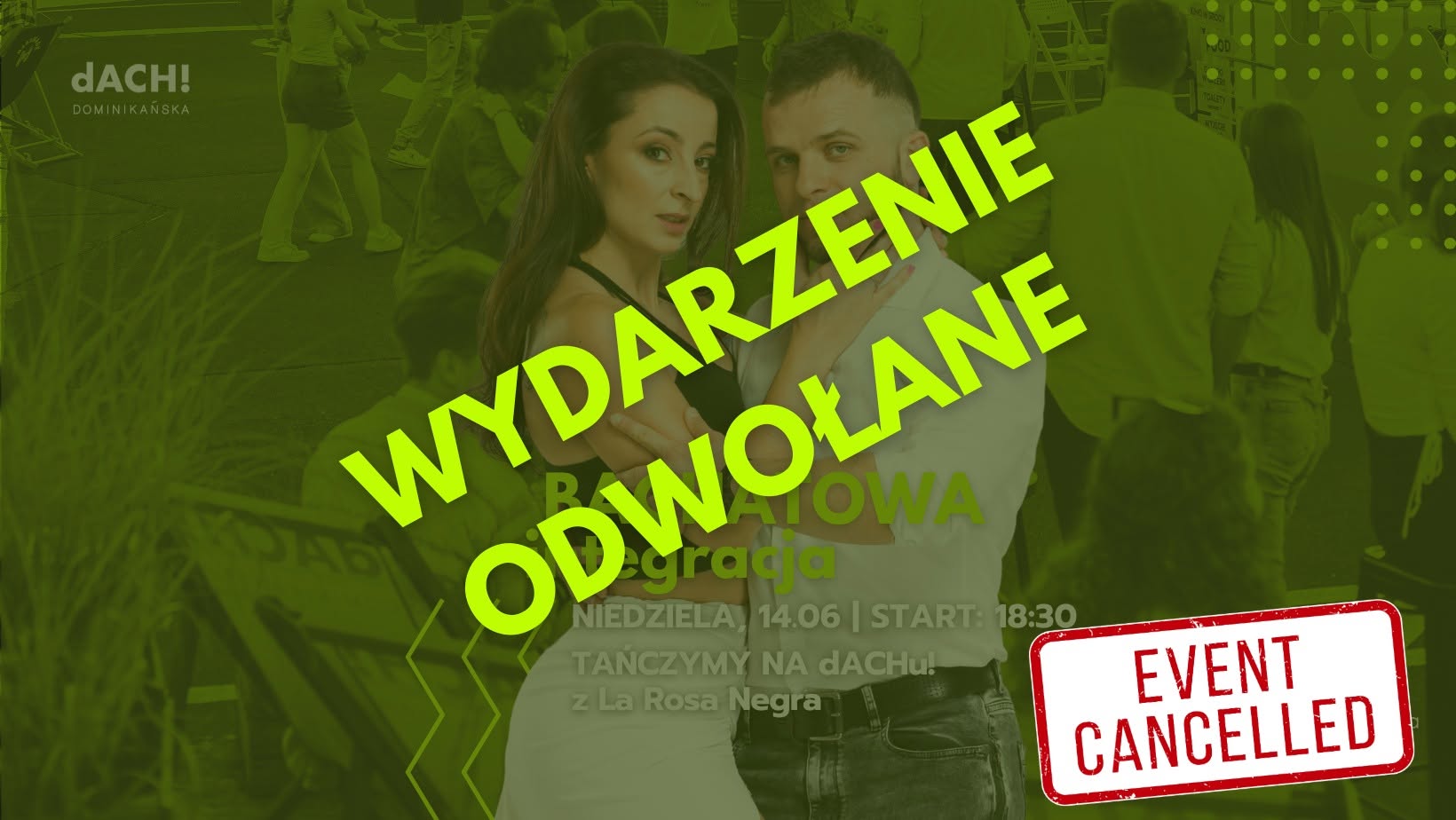 BACHATOWA INTEGRACJA: potańcówka na dACHu Dominikańska z Martyną&Pawłem!