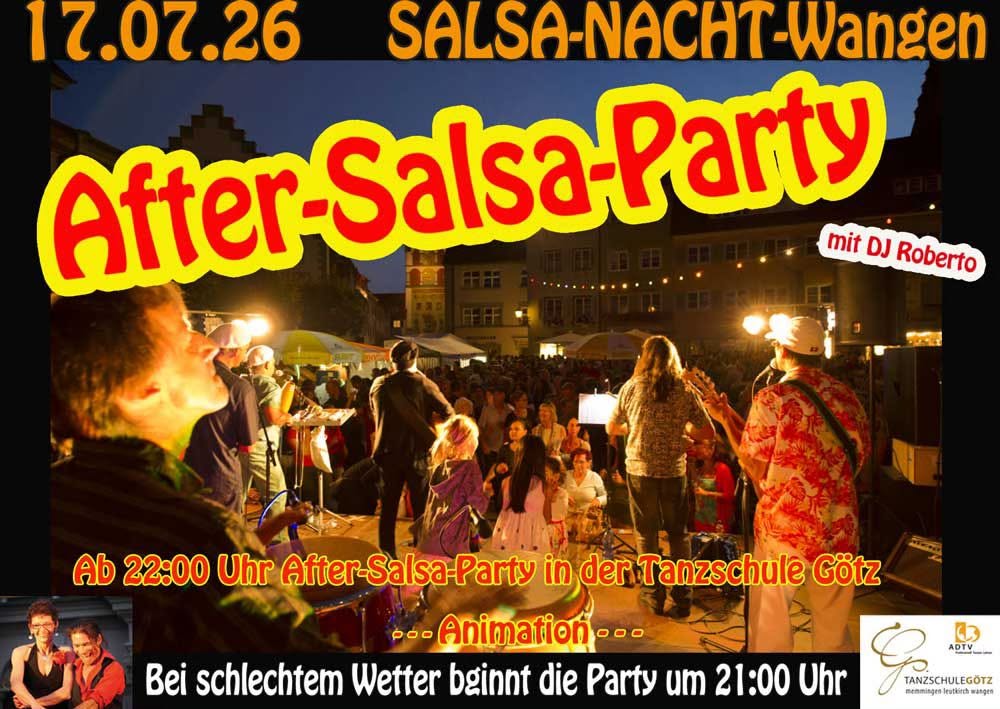 After-Salsa-Party der Salsa-Nacht Wangen