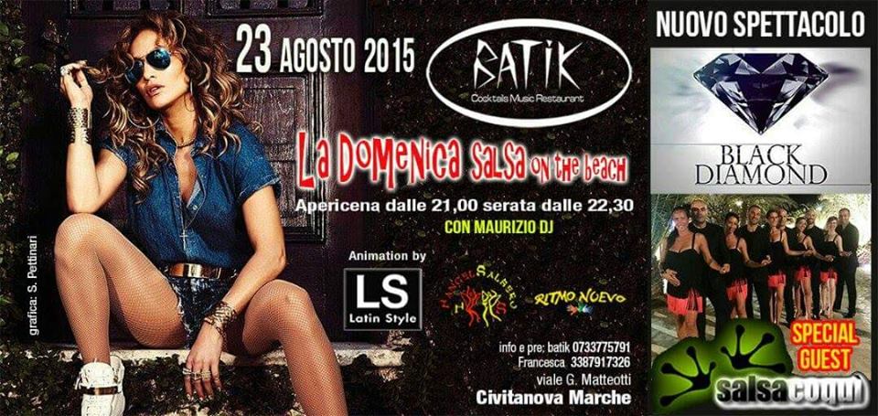 DOMENICA BATIK SALSA ON THE BEACH * by LATIN STYLE*