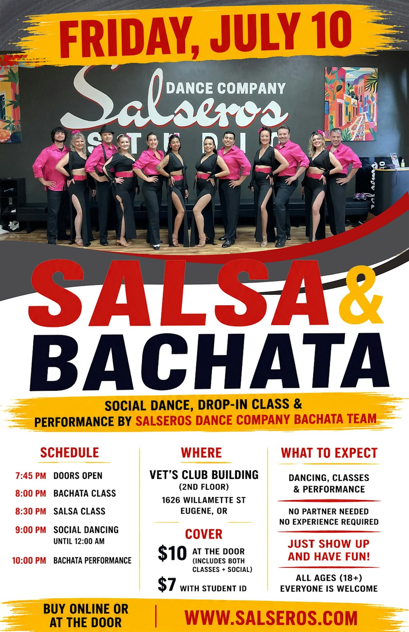 Salsa & Bachata Social Dancing & Bachata Performance