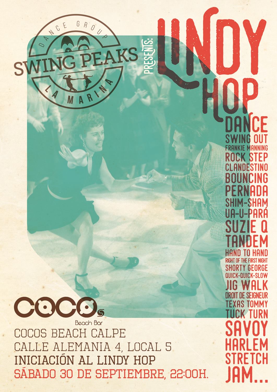 Lindy Hop en el Cocos Beach de Calpe