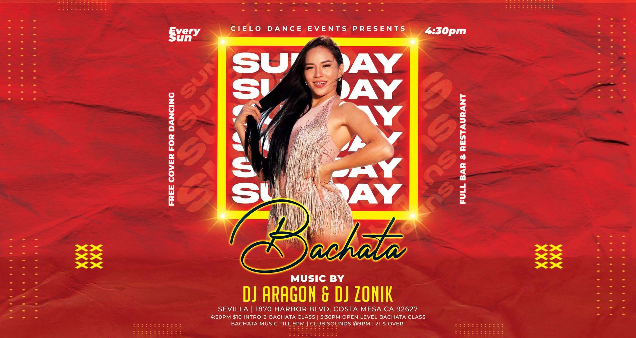 Bachata Sundays@Sevilla In OC