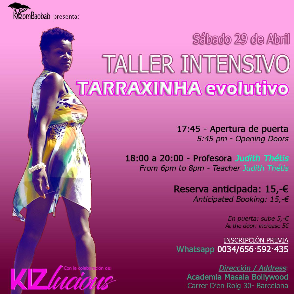 Taller Intensivo 2h - Tarraxinha Evolutivo - con Judith Thetis