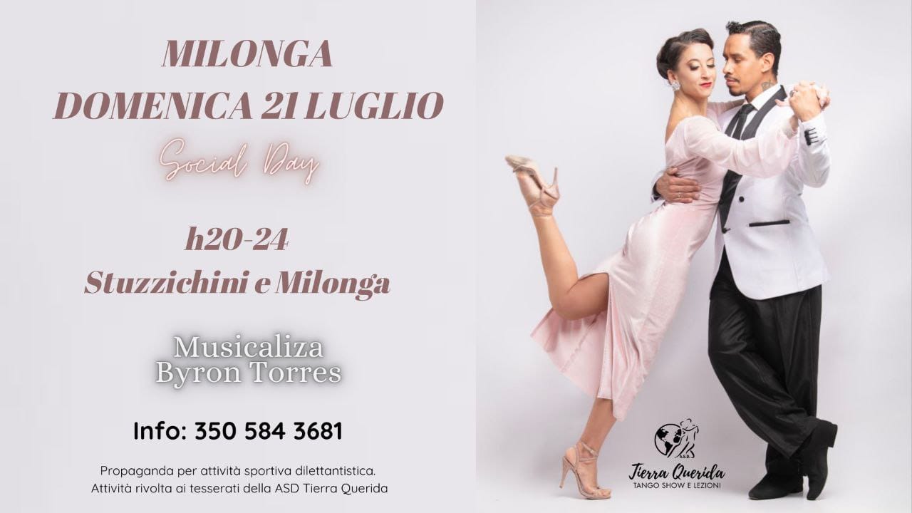 Milonga di Tierra Querida - Social day