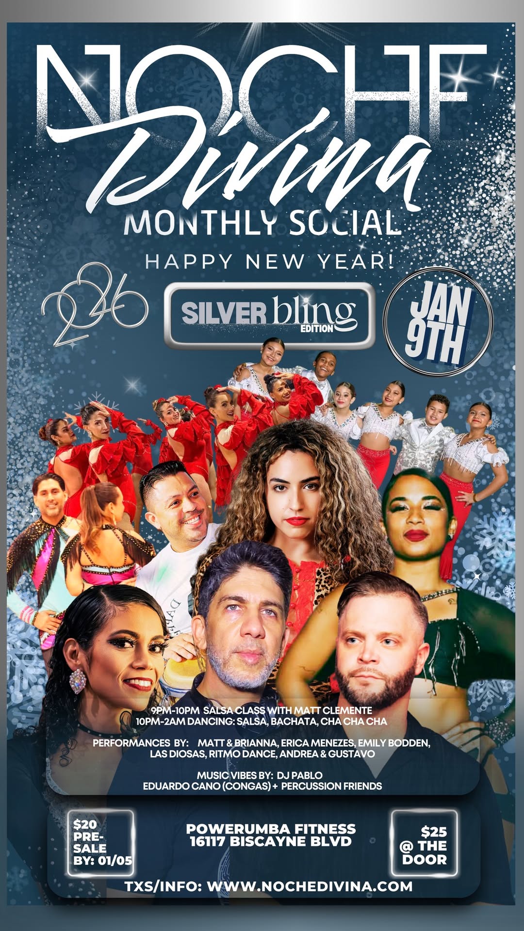 Noche Divina Salsa Bachata - 2026 new beginnings