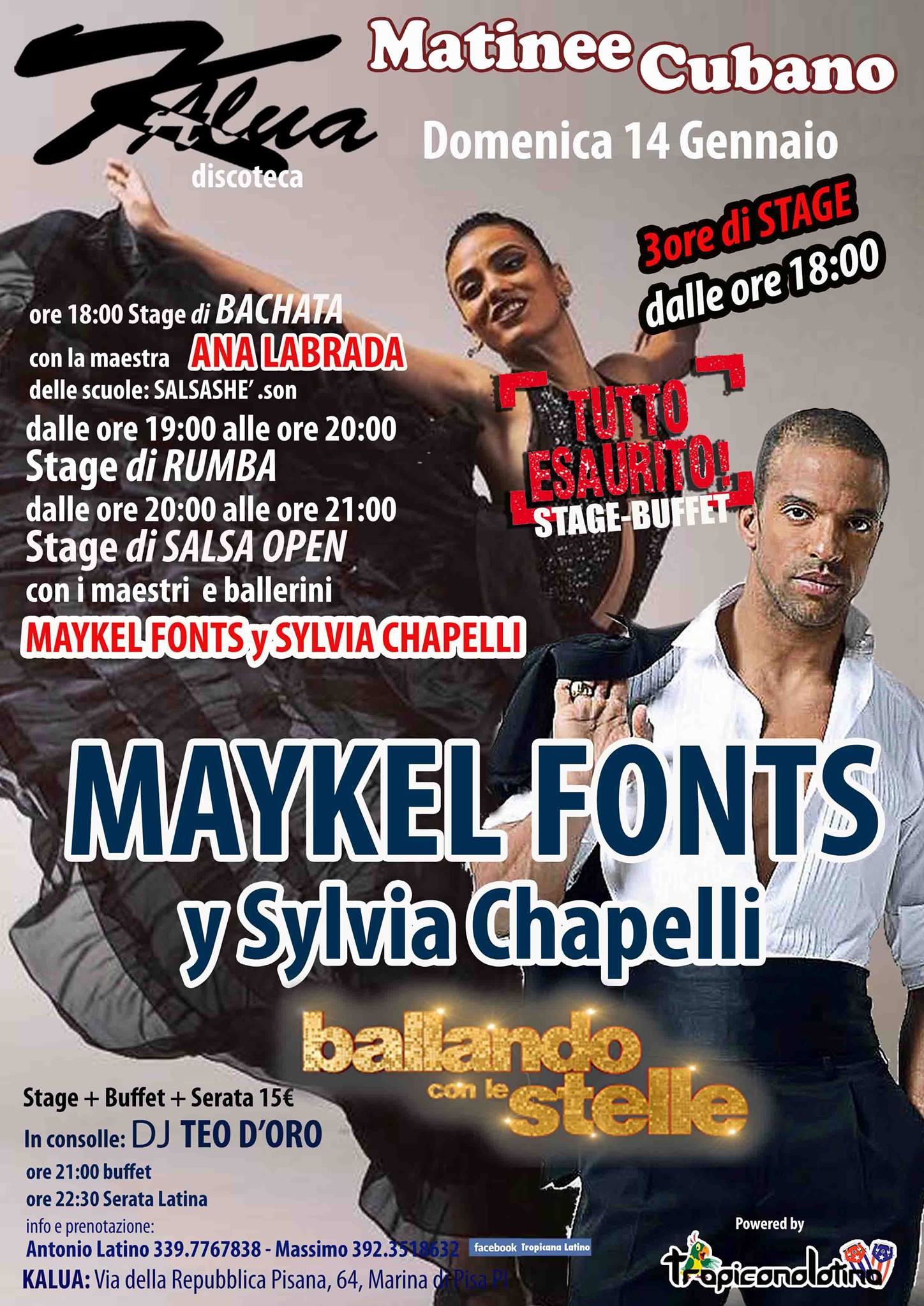 La Domenica Latina del Kalua Special Guest Maykel FONTS