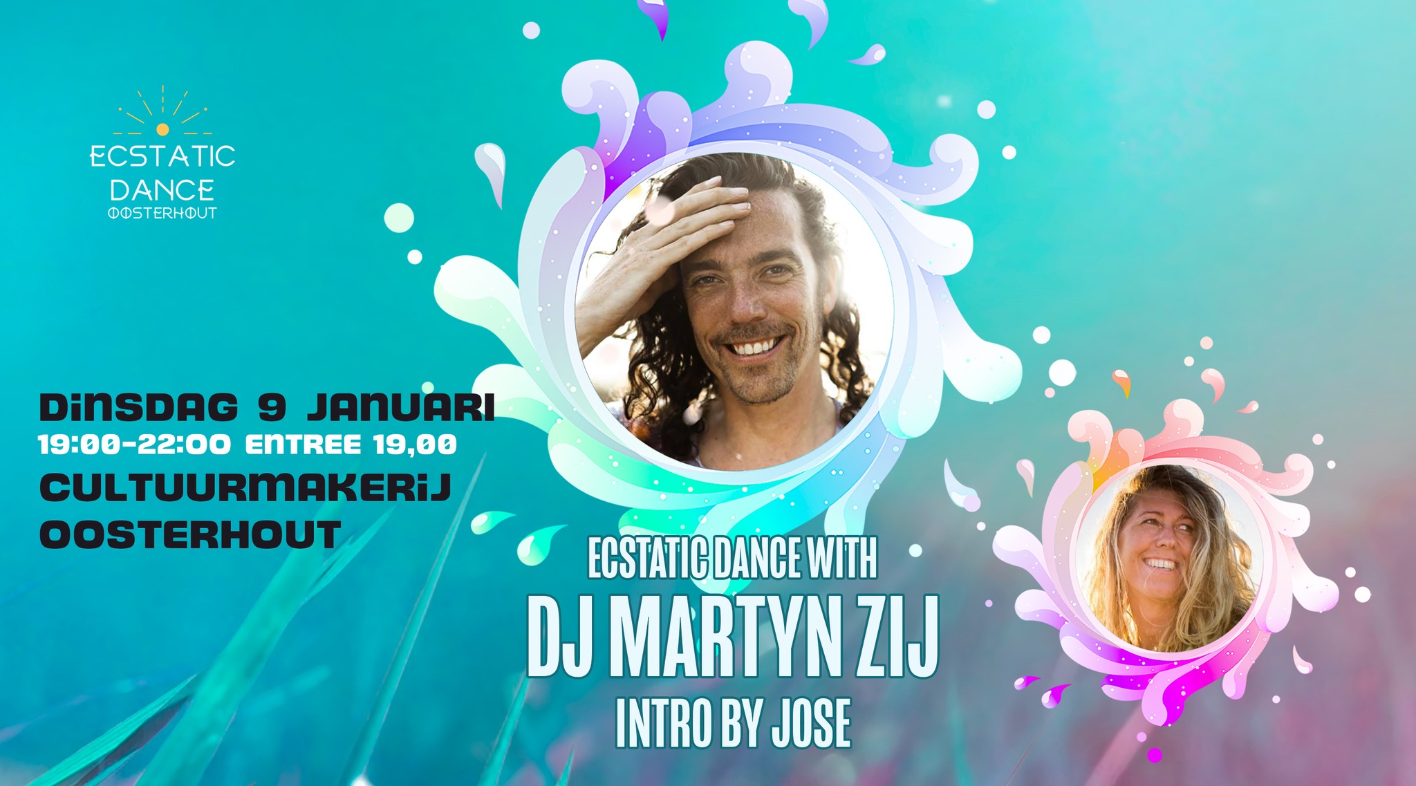 ECSTATIC DANCE OOSTERHOUT DJ MARTYN ZIJ 9 JANUARI