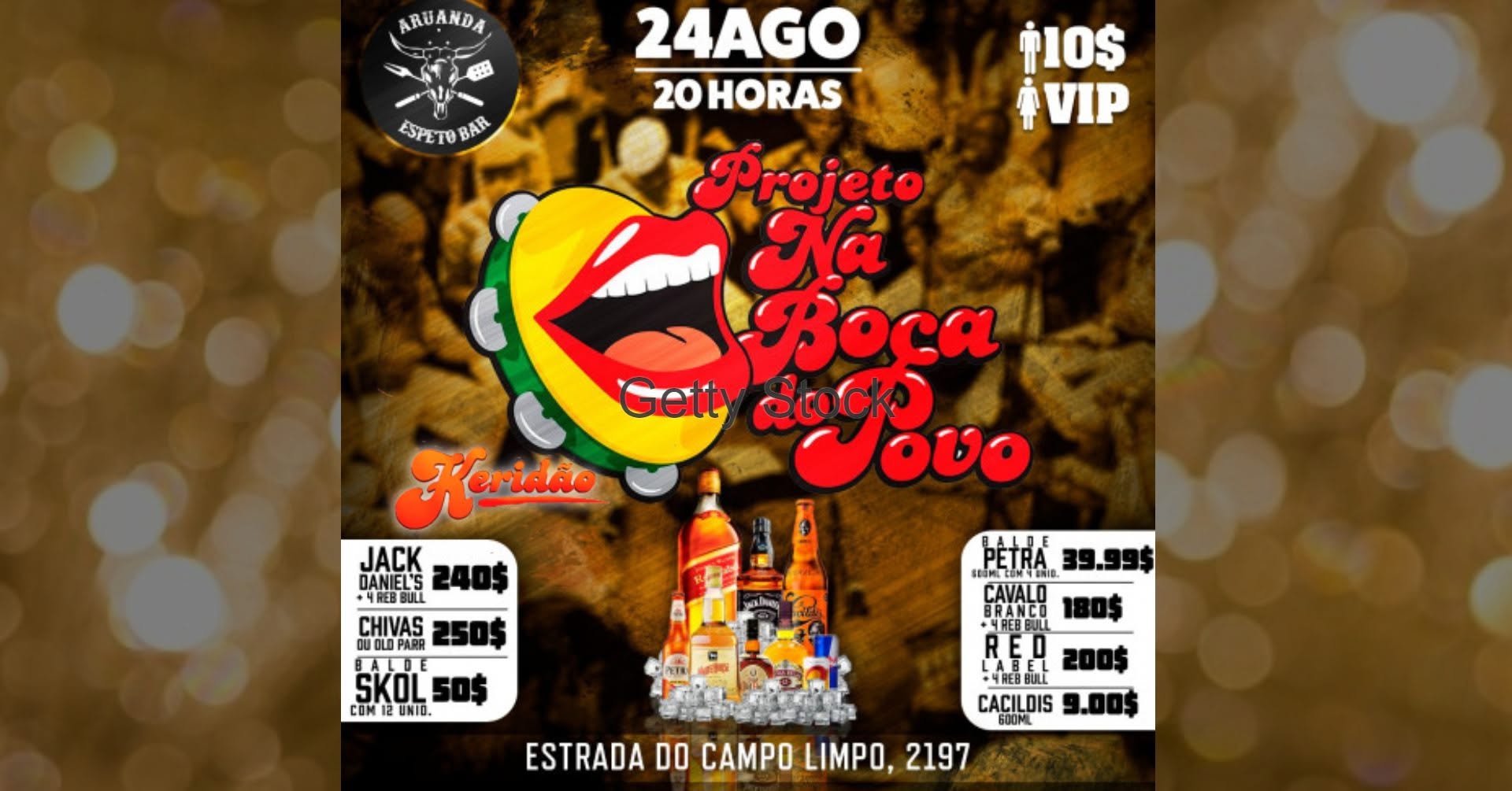 Roda de samba com Na Boca do Povo no Aruanda Espeto Bar