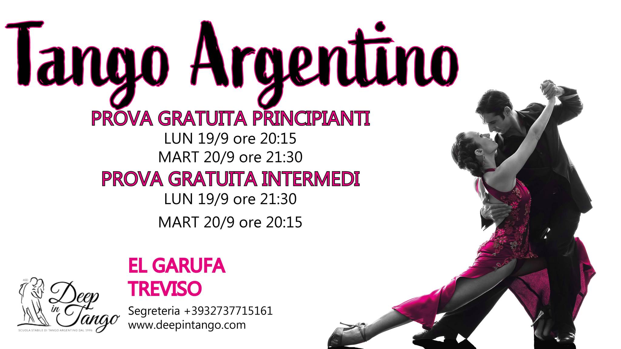 Tango Argentino : Prove Gratuite Principianti e Intermedi