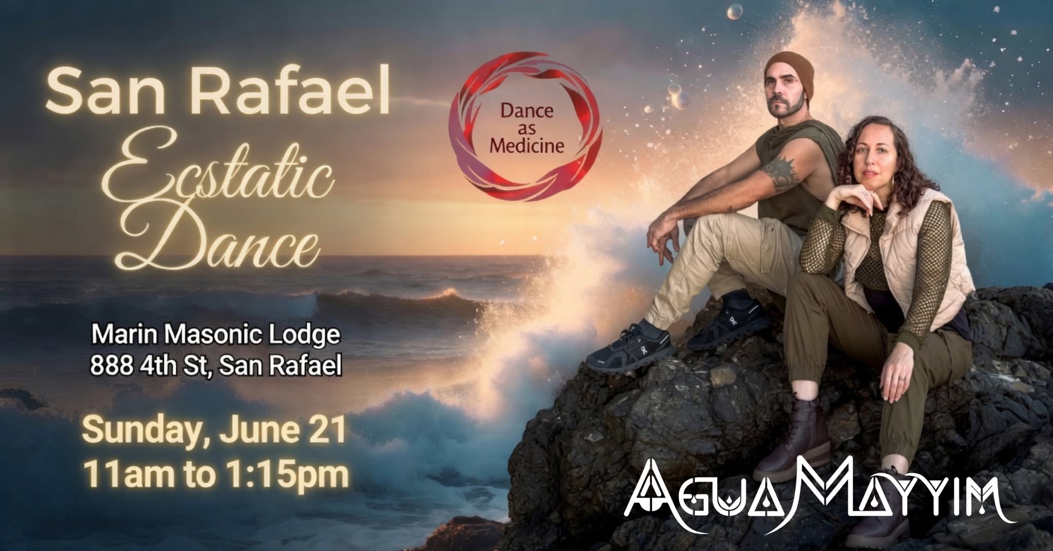 San Rafael ❤️ Ecstatic Dance w AguaMayyim🎧