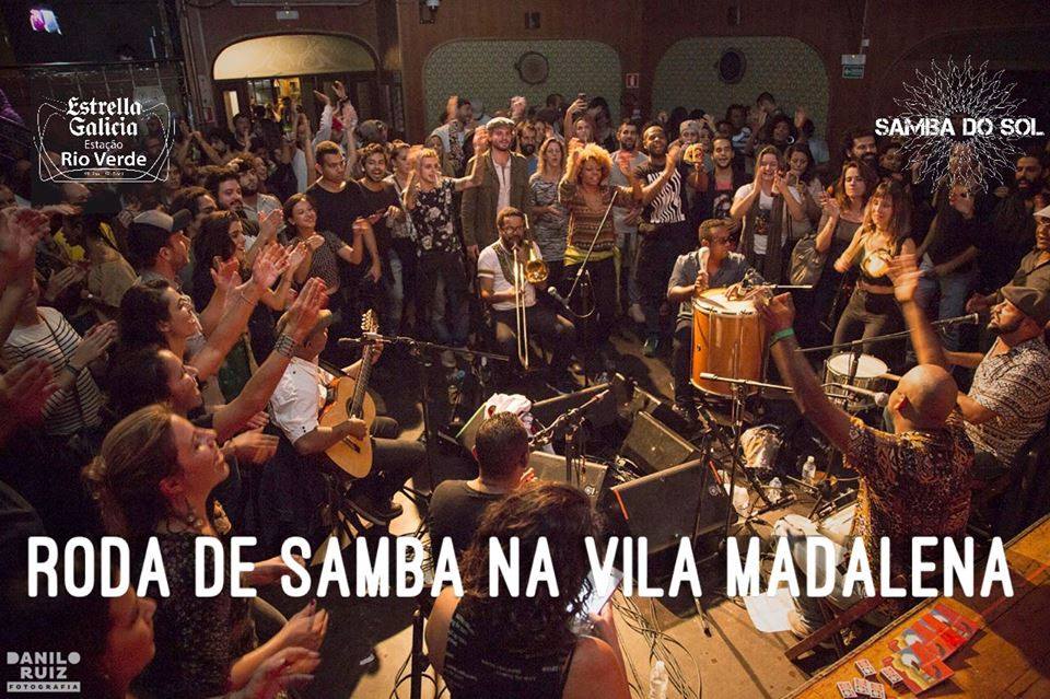SAMBA DO SOL na VILA MADALENA *Grátis* no Rio Verde!