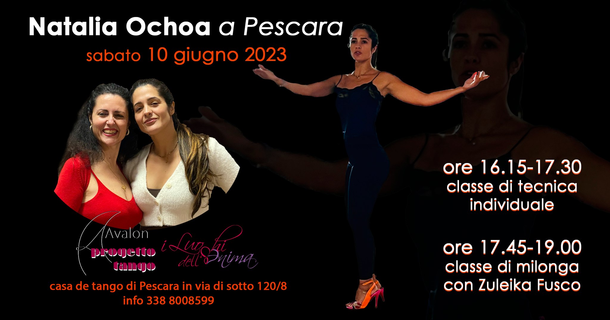 Natalia Ochoa a Pescara