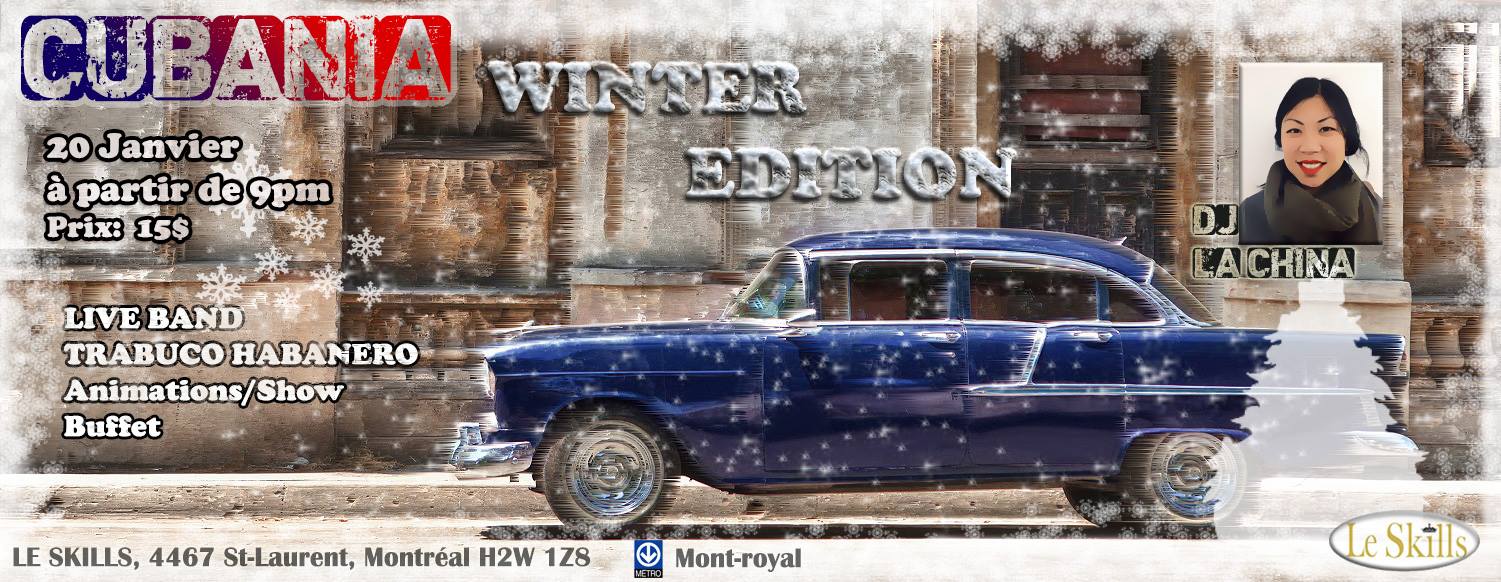 Cubania Winter Edition invite Trabuco Habanero