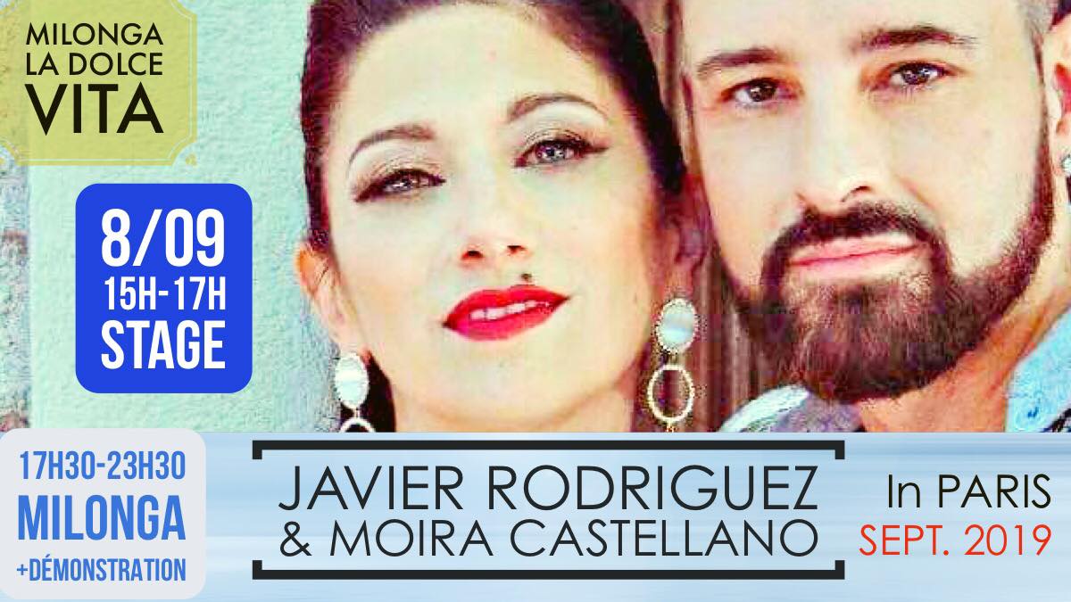 Javier Rodriguez & Moira Castellano à la milonga la dolce vita