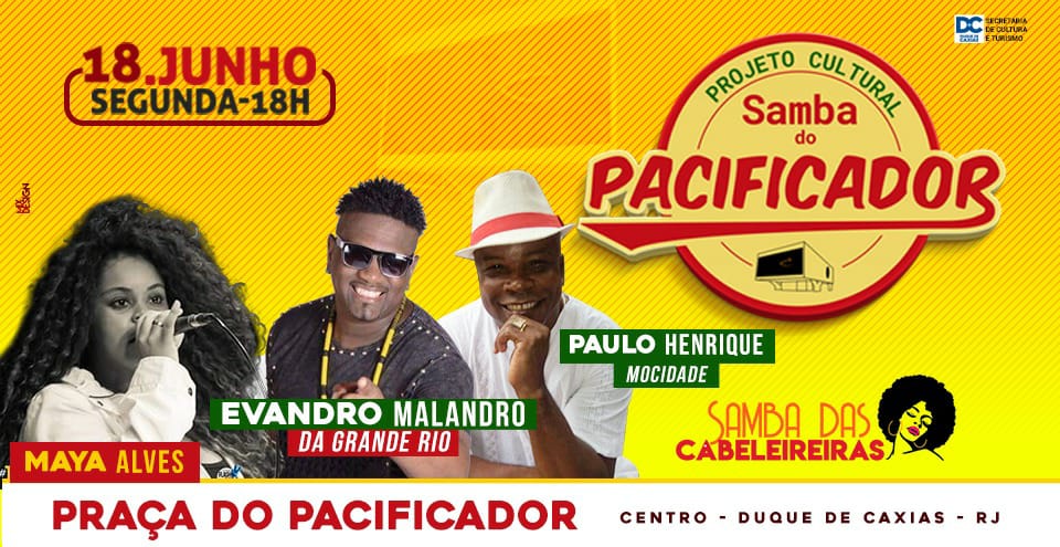 Maya Alves no Samba do Pacificador