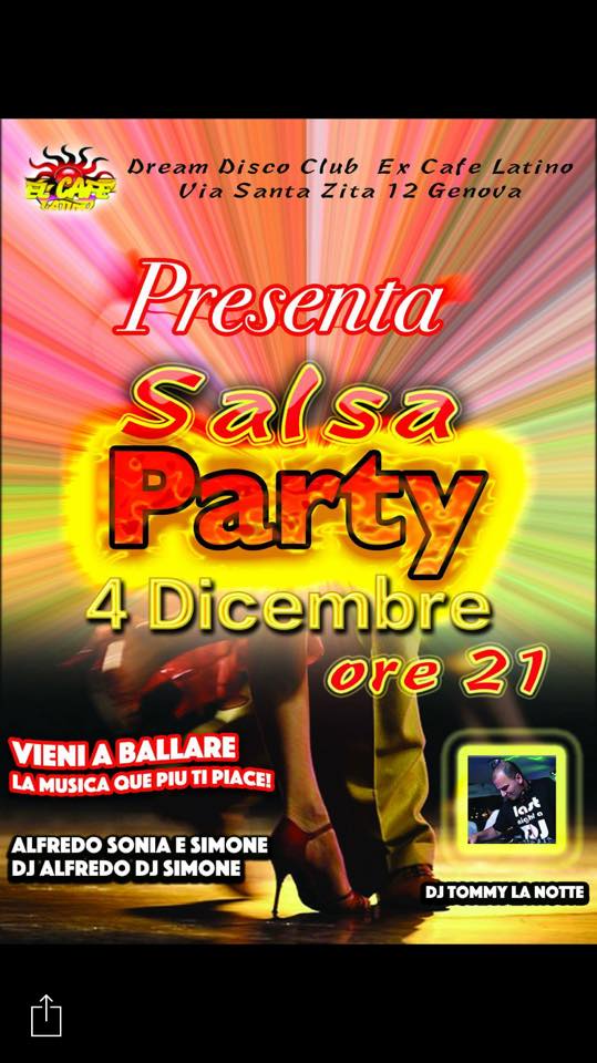 Serata Cafè latino