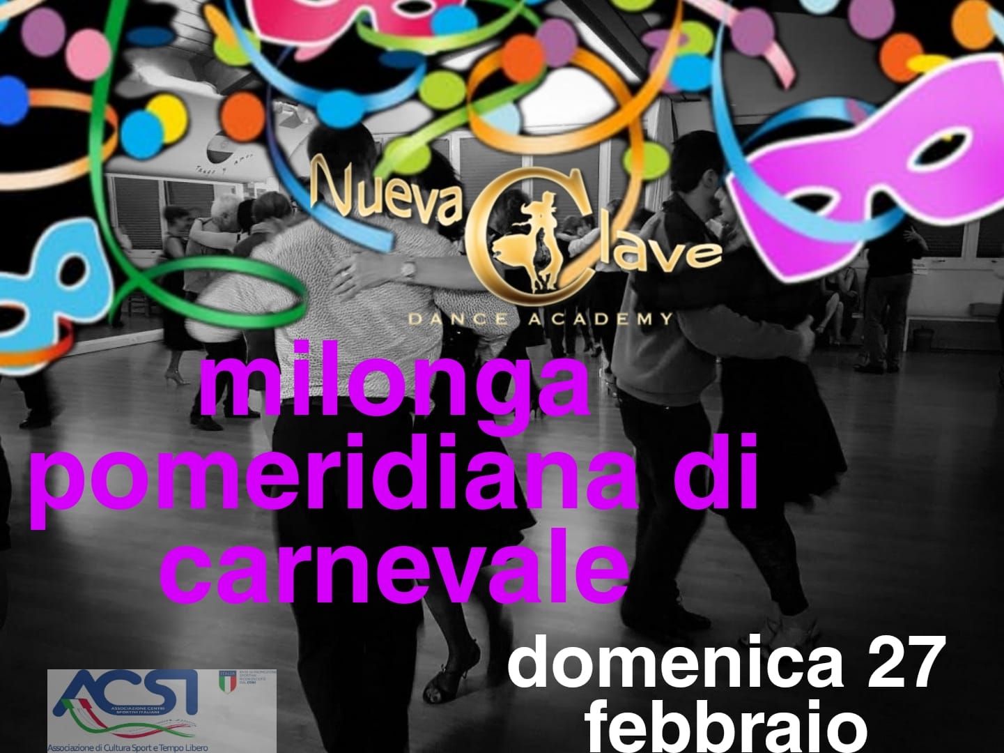 Milonga pomeridiana di Carnevale