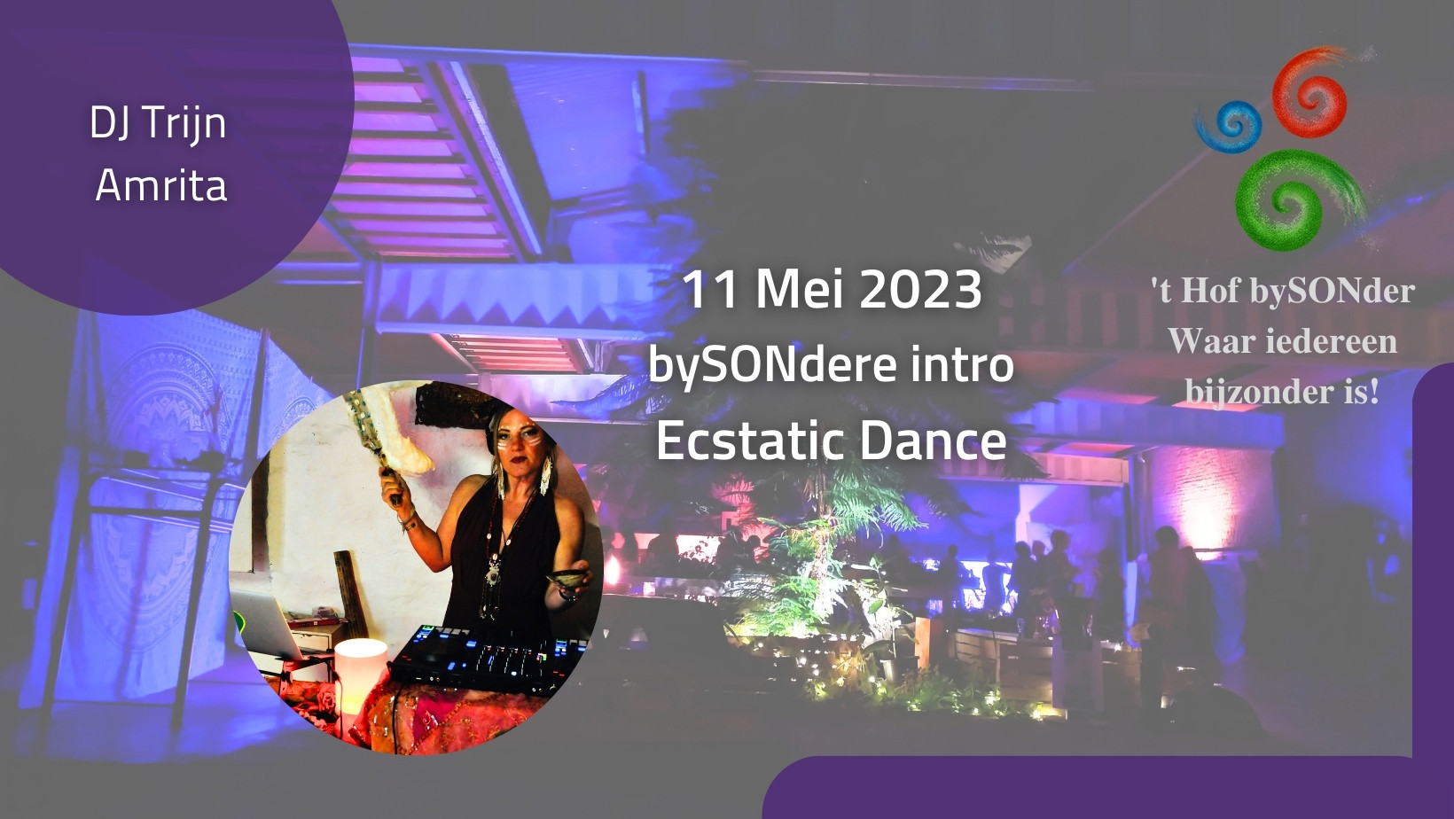 Bysondere Ecstatic Dance in de lente met DJ Trijn Amrita