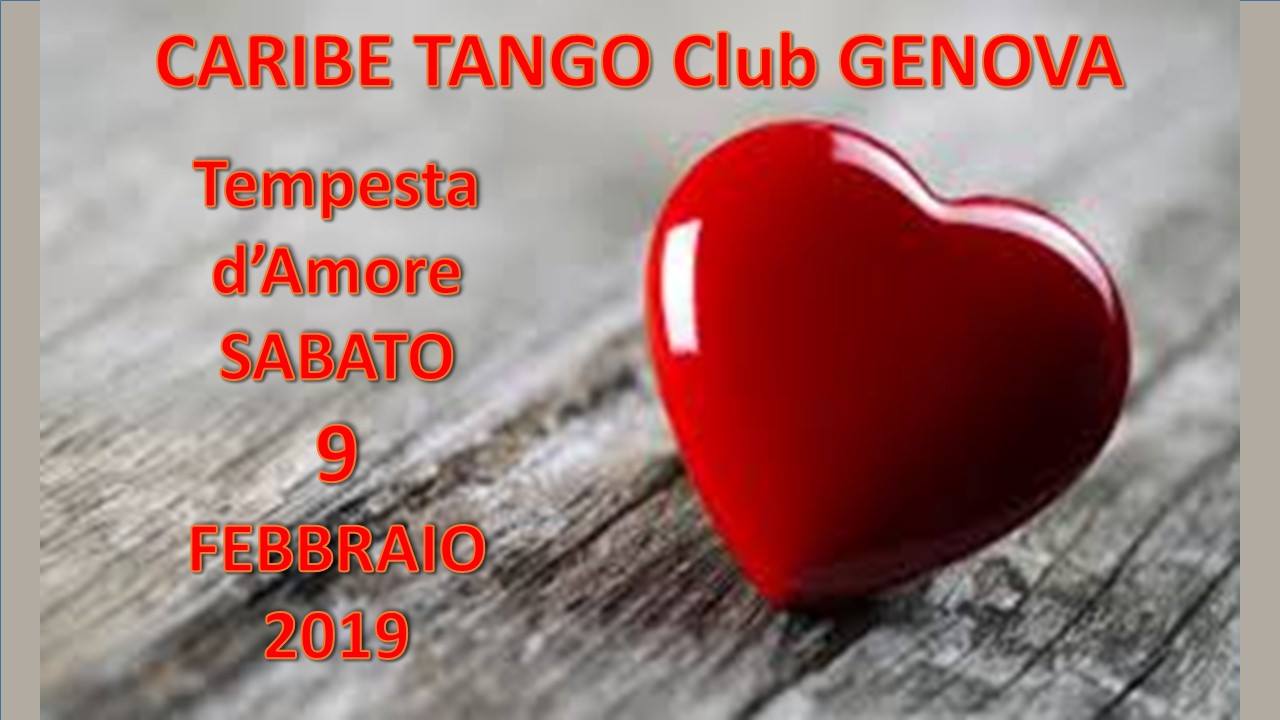 TANGO, Tempesta D'Amore al Caribe