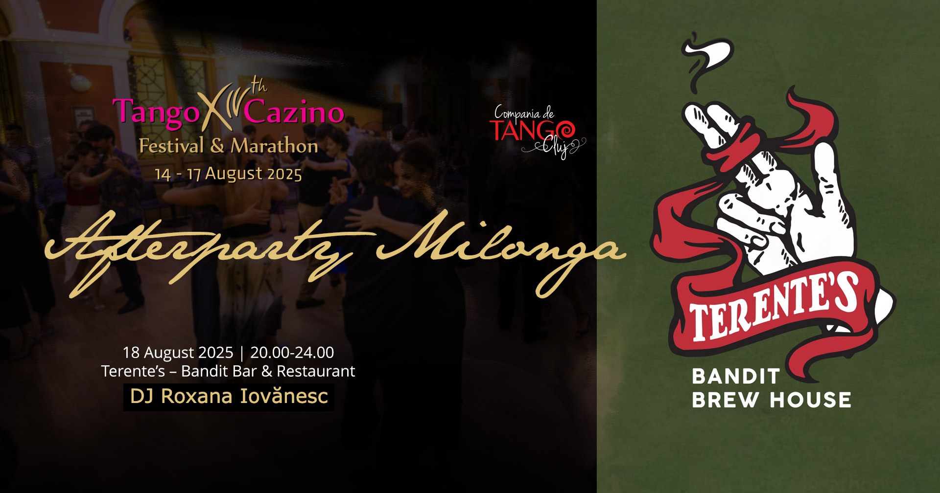 Afterparty Milonga @Terente's, DJ Roxana Iovănesc