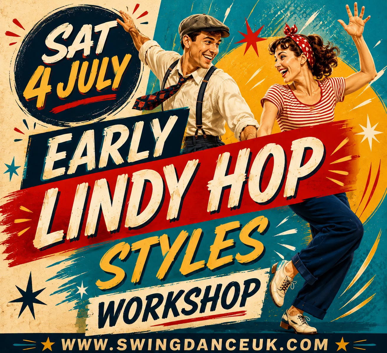 Early Lindy Hop Styles Workshop with Guest Teacher Richard Powers USA