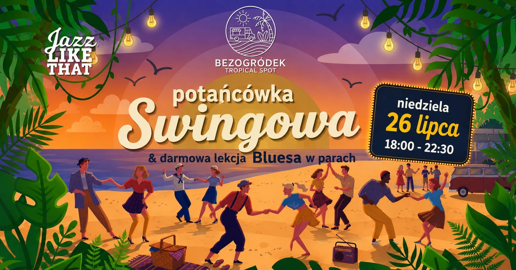 Swingi Bezogródek - potańcówka & darmowa lekcja Bluesa od podstaw