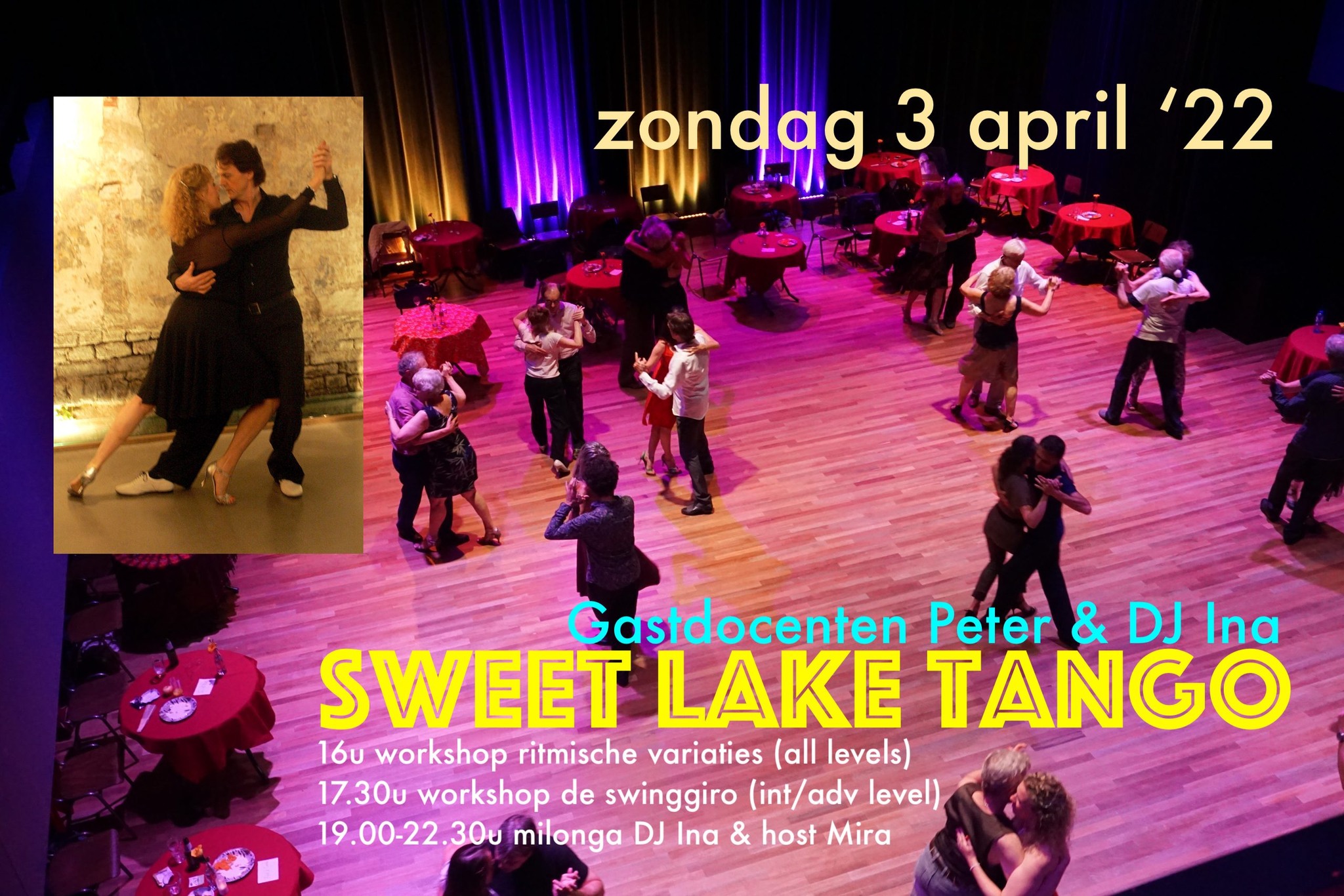 Milonga Sweet Lake Tango, Peter & Ina ~ Workshops & Milonga
