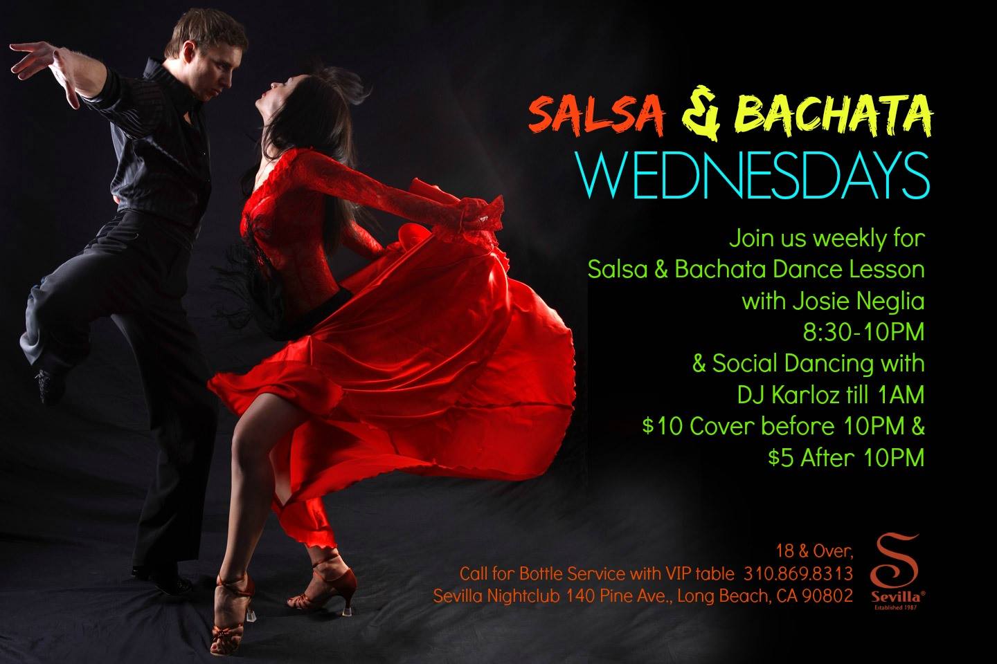 Salsa & Bachata Wednesdays @Sevilla Long Beach