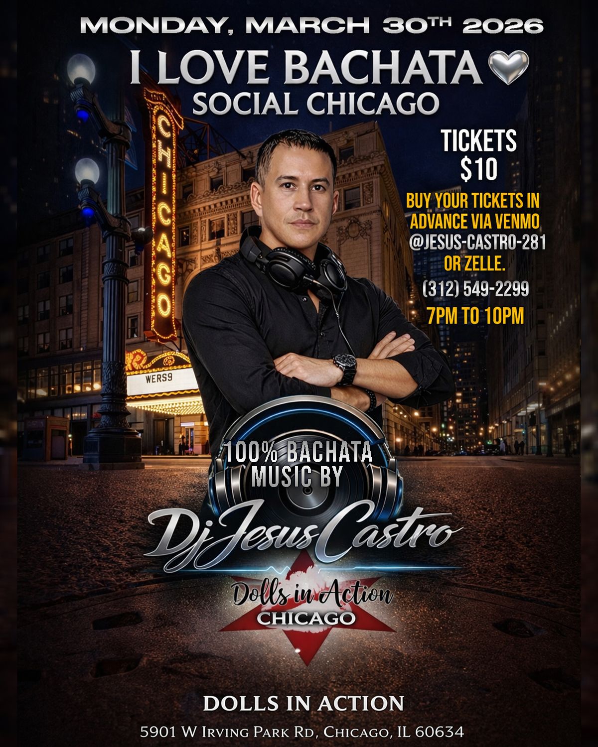 I LOVE BACHATA CHICAGO SOCIAL MONDAY