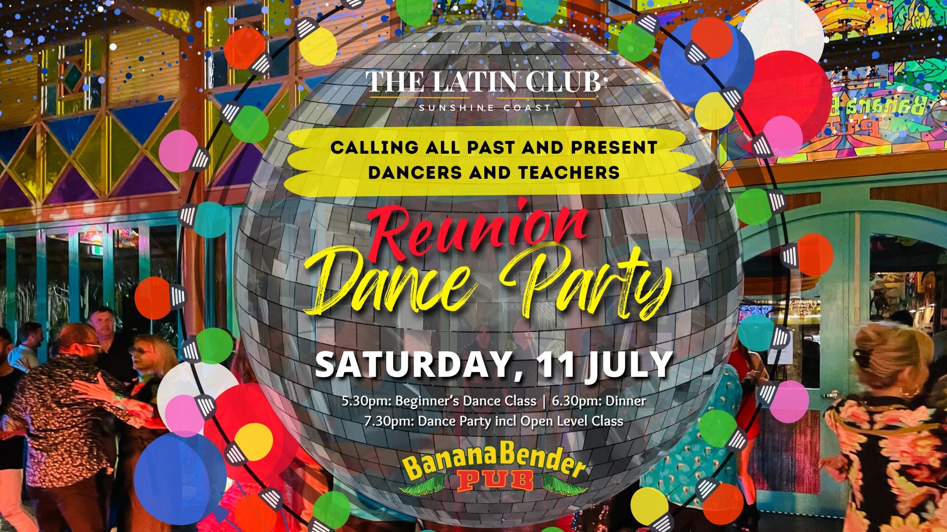 Latin Dance Reunion Party and Lesson @Banana Bender Pub