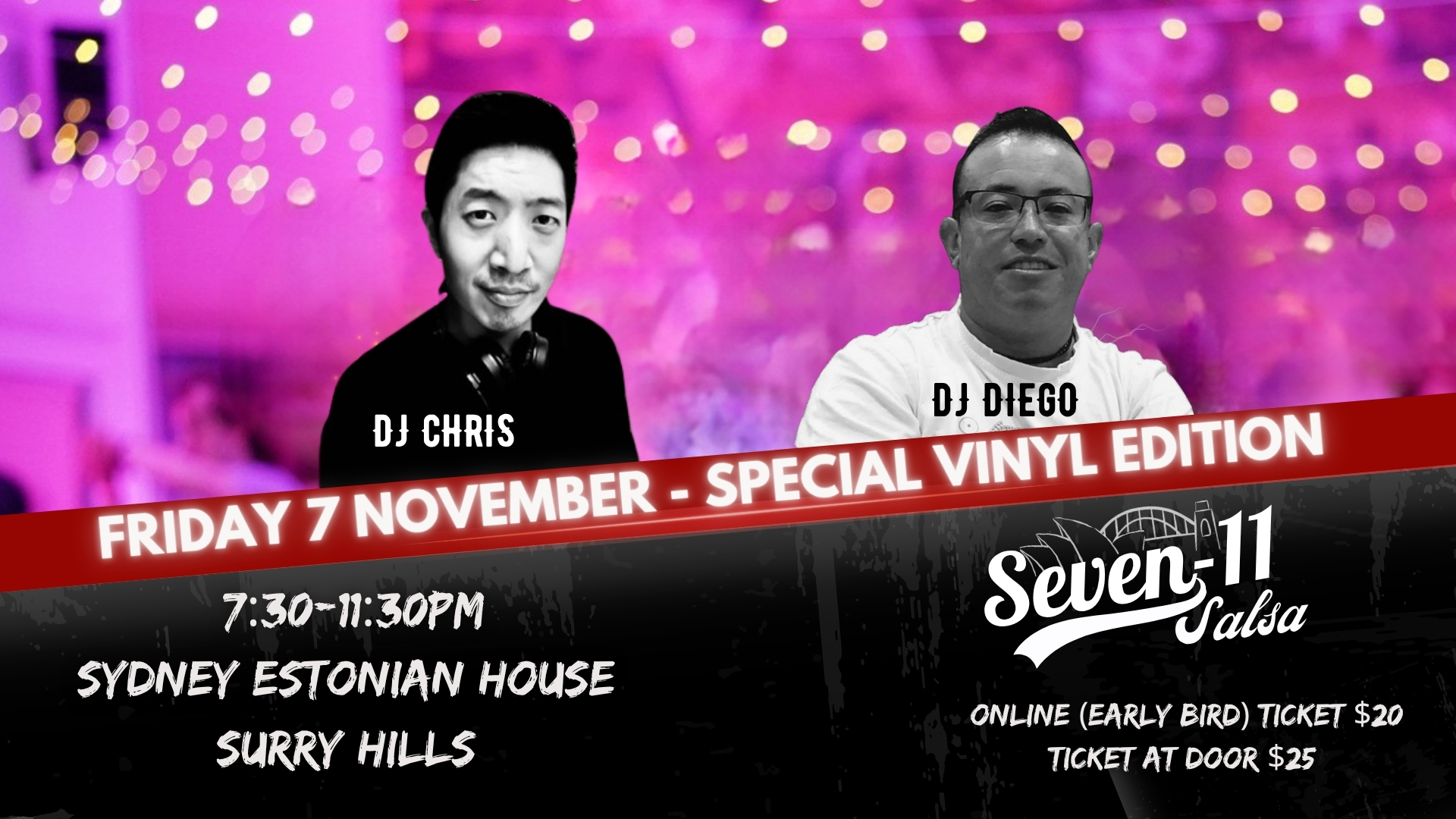 Seven-11 Salsa Special Vinyl Night: Friday 7th November