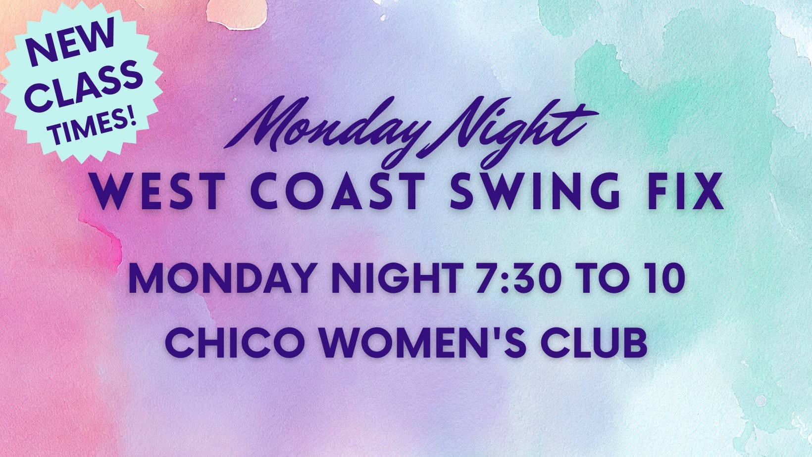 Monday Night West Coast Swing Fix