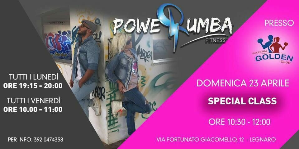 POWERUMBA Fitness - SPECIAL CLASS domenica 23 Aprile