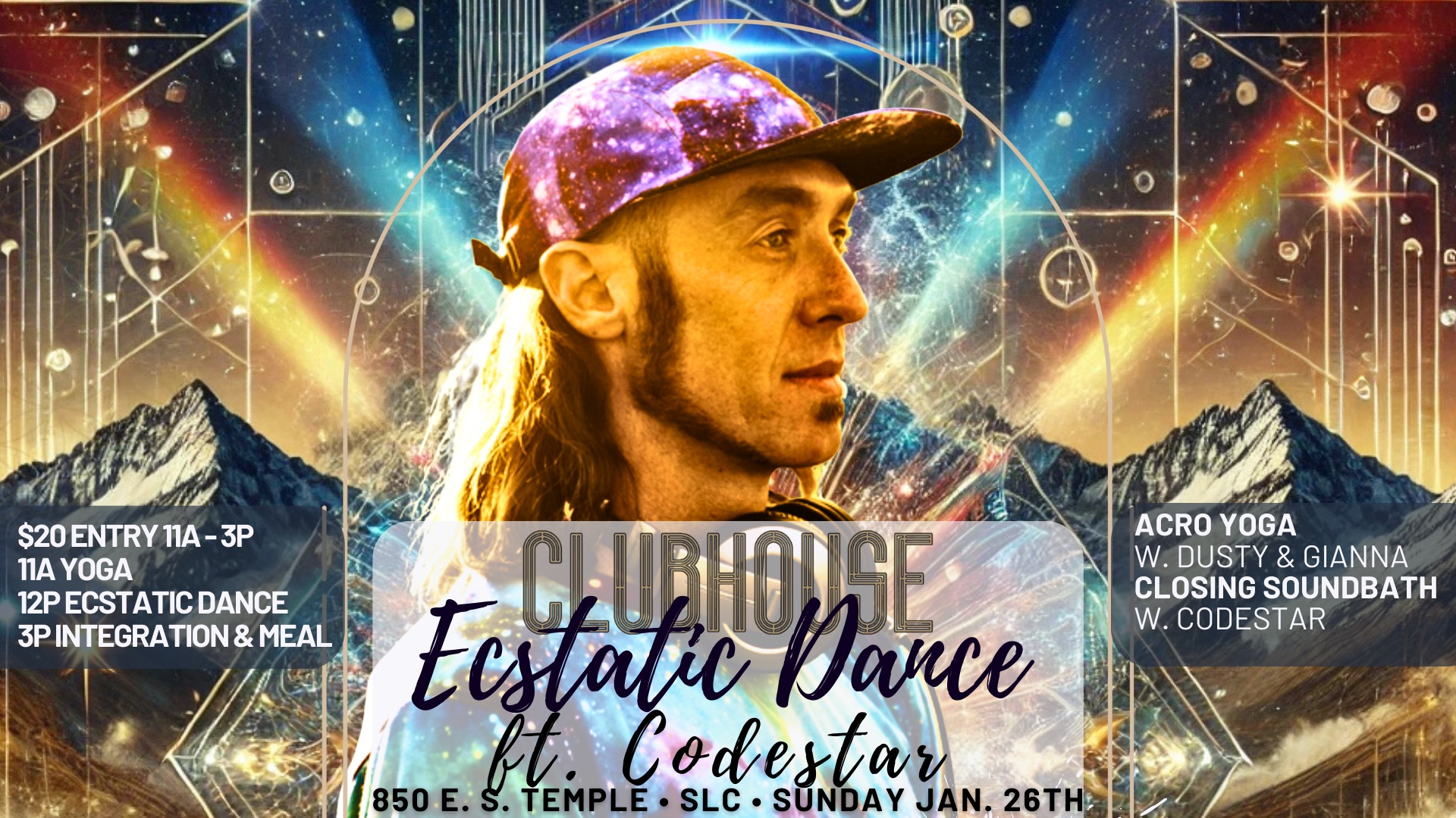 Ecstatic Dance ft. CODESTAR + Acro Yoga & Soundbath