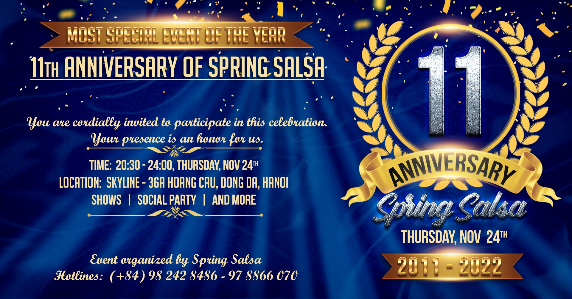 11TH ANNIVERSARY OF SPRING SALSA
