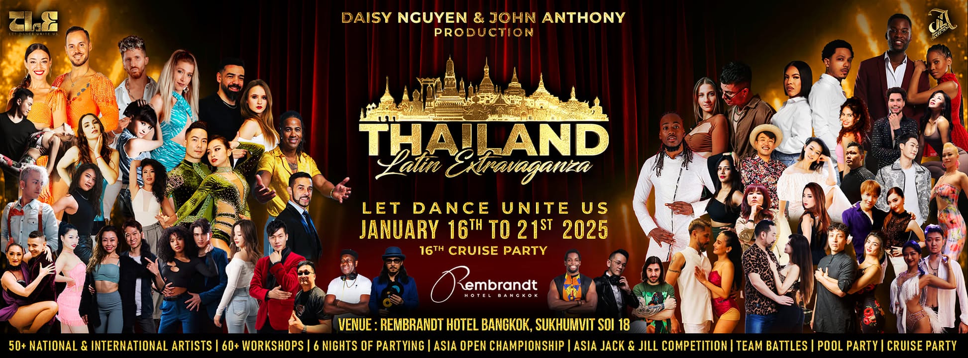Thailand Latin Extravaganza 2025 (๐ฉ๐๐๐๐๐๐, ๐ฑ๐๐๐๐๐๐ 16 - 21) -๐ญ๐๐ ๐ฌ๐
๐๐๐๐ผ๐ป