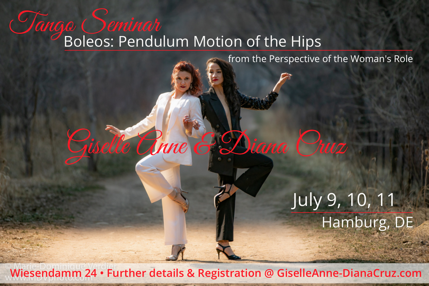 SEMINAR by GISELLE ANNE & DIANA CRUZ: "Boleos: Pendulum Motion of the Hips"