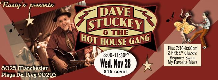 Dave Stuckey & The Hot House Gang Swingout at Rusty's