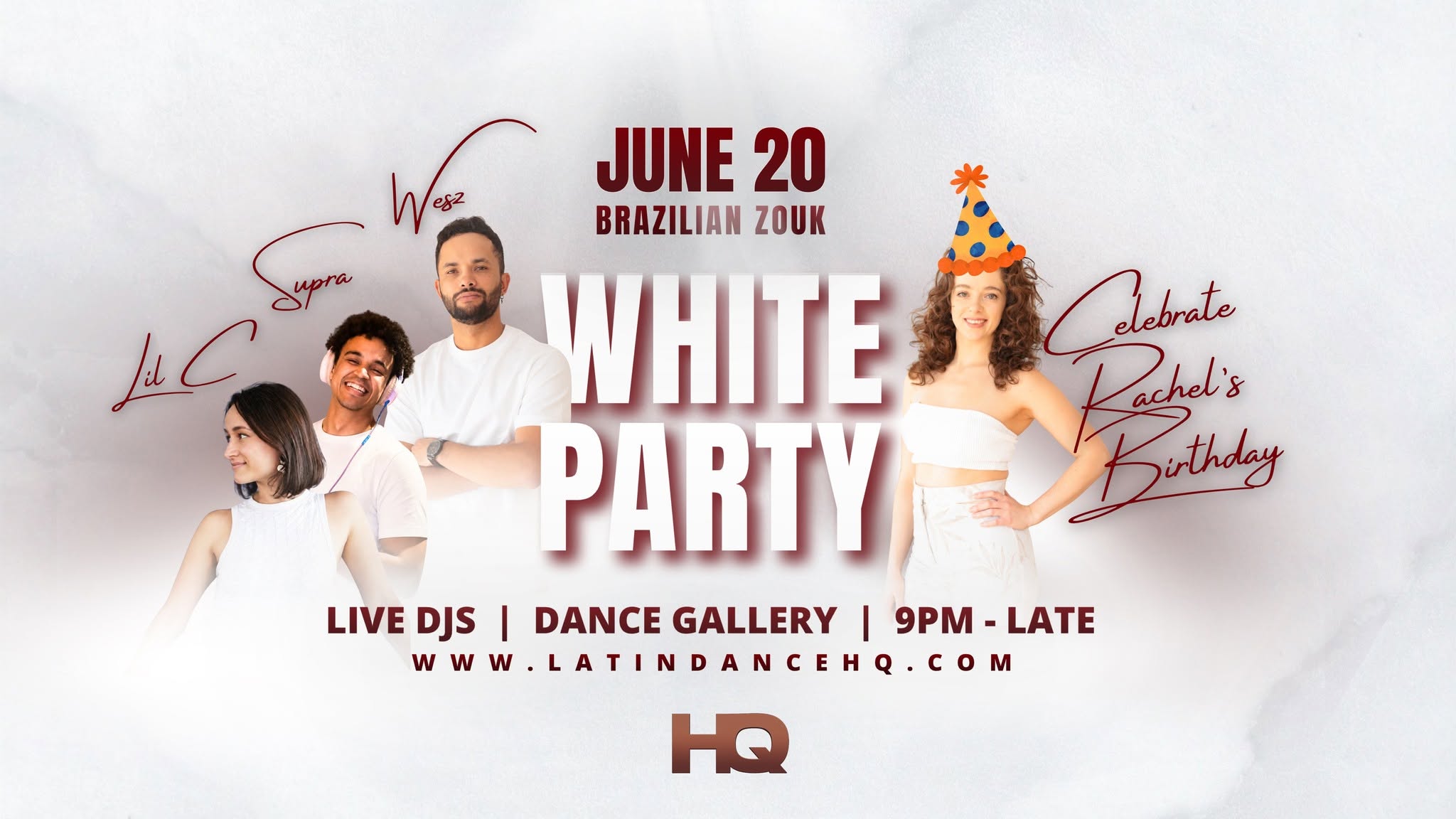 Brazilian Zouk White Party - Rachel's Birthday Edition