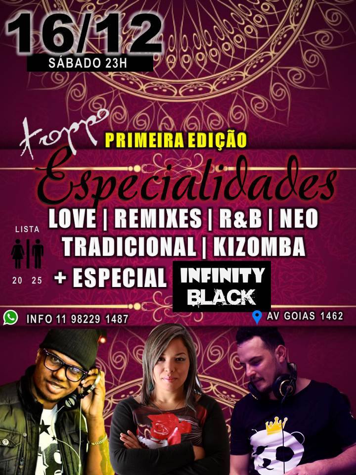 Especialidades do ZOUK - 1 Edição - Qual a sua ?