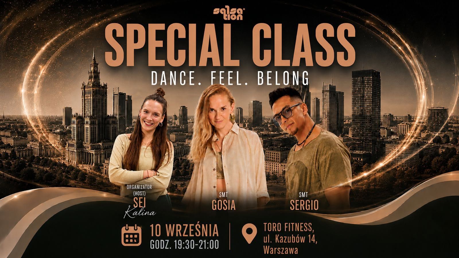 Salsation Special Class Dance. Feel. Belong 10.09.2026 WARSZAWA🇲🇽❤️🔥