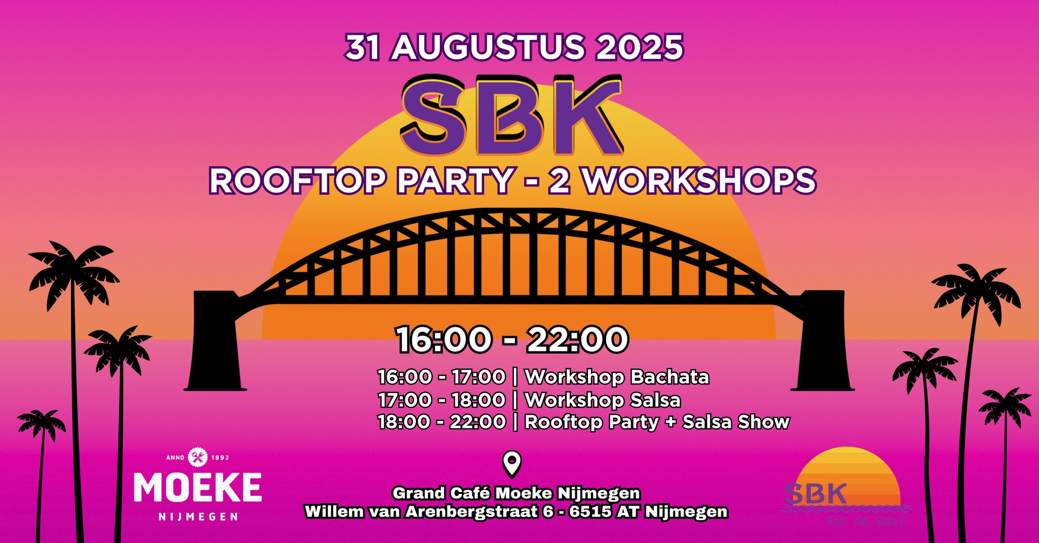 SBK Rooftop Party 2 workshops Salsa Show