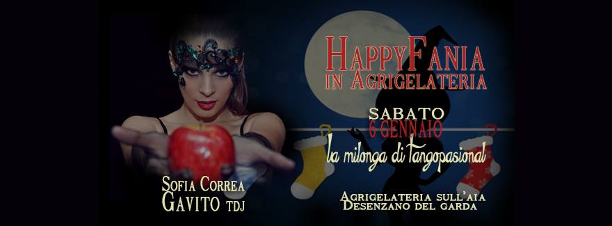 HappyFania in Agrigelateria, la Milonga di TangoPasional