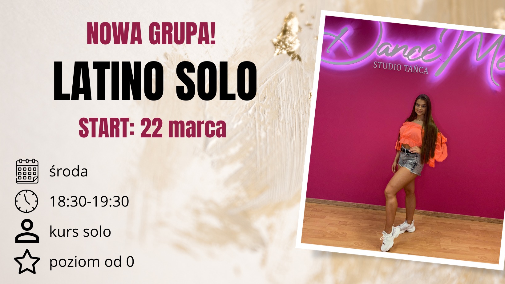 LATINO SOLO w DanceMe! Nowa grupa od 0
