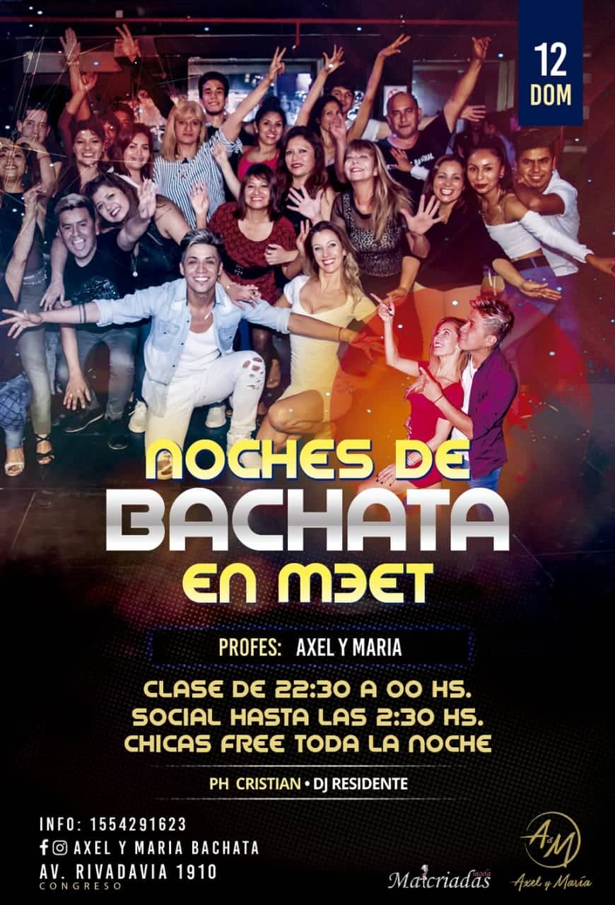 Domingos de Bachata Free en Meet!